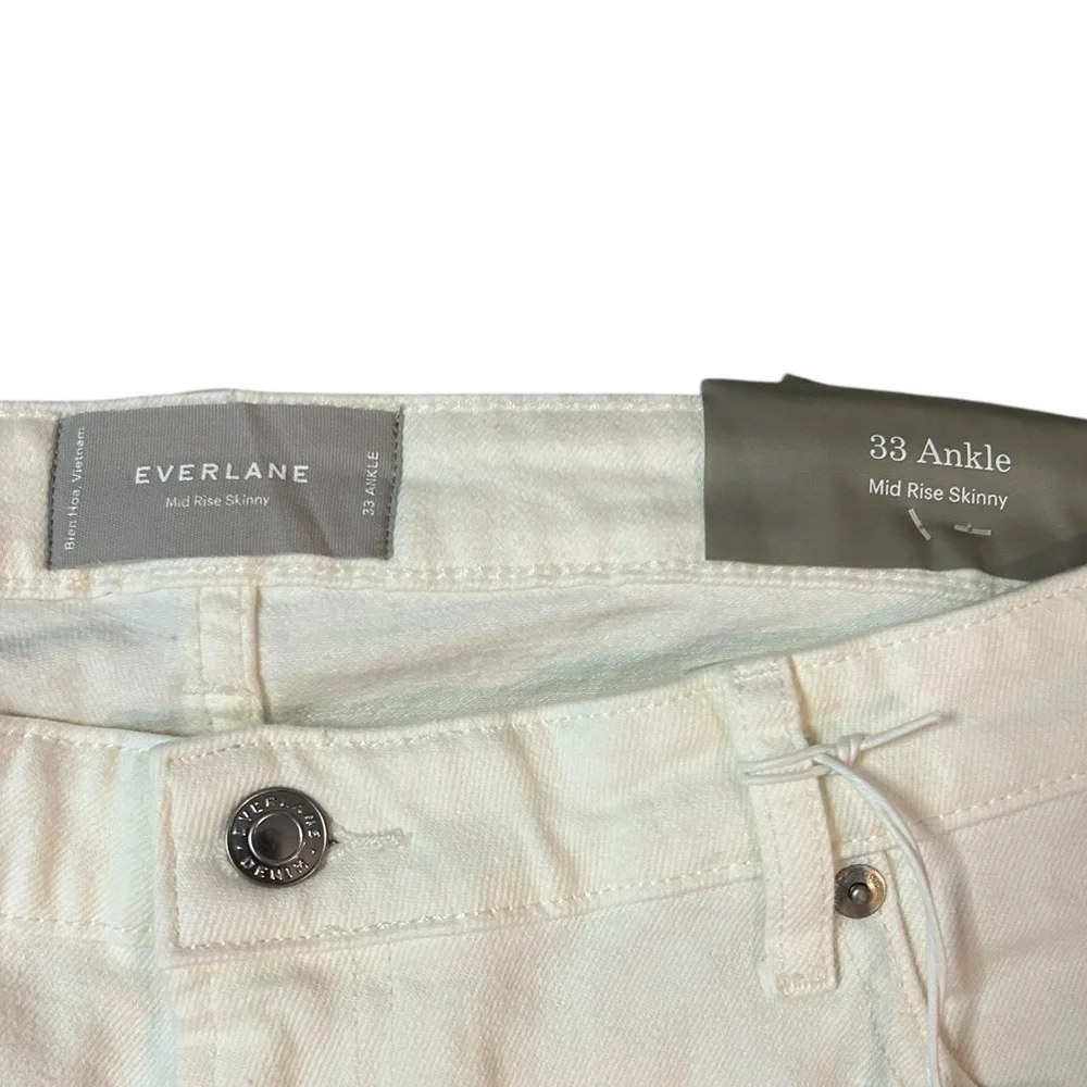 Everlane Women’s Mid-Rise Skinny Ankle Casual Jeans 33 - Picture 8 of 10